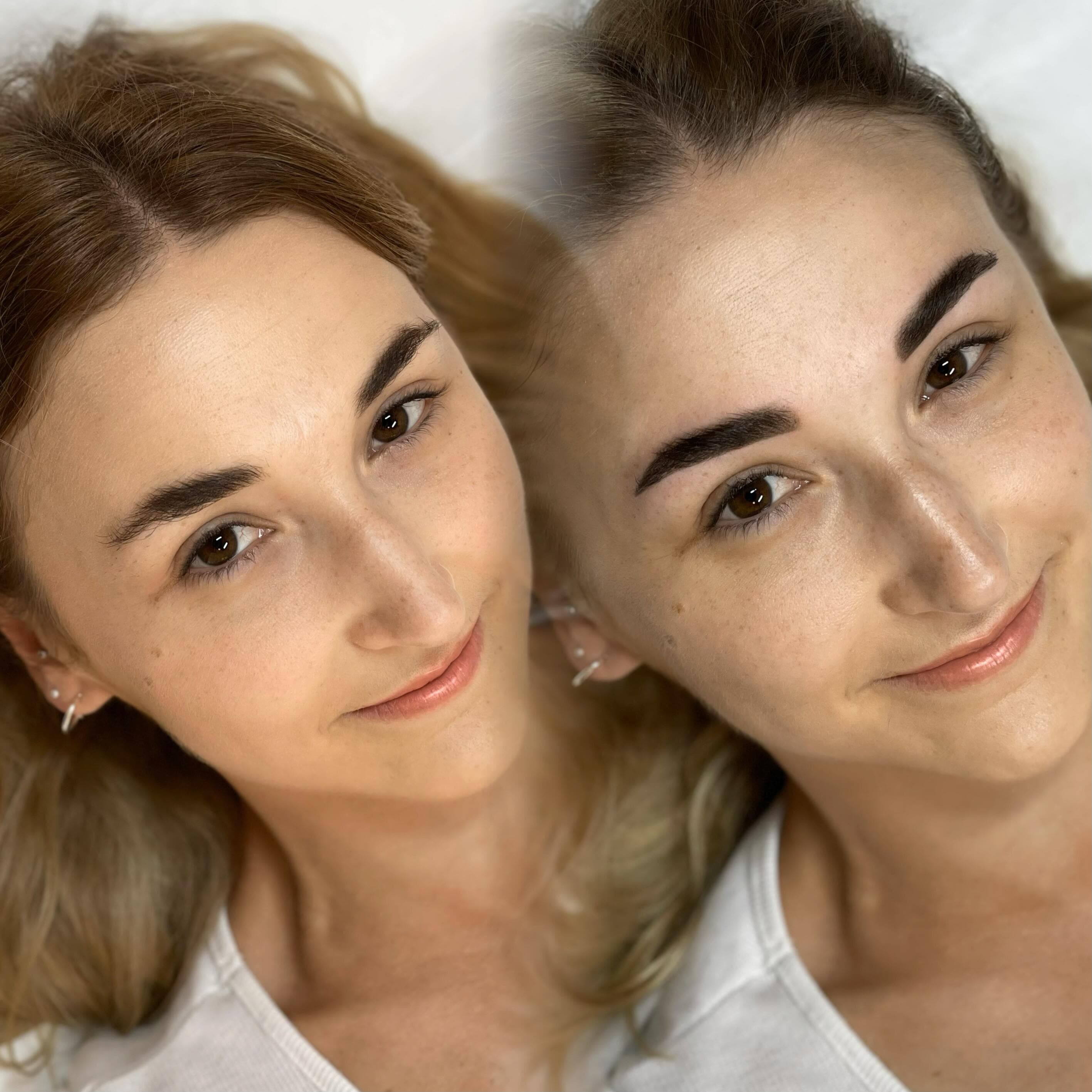 Makijaż permanentny ust w odcieniu nude